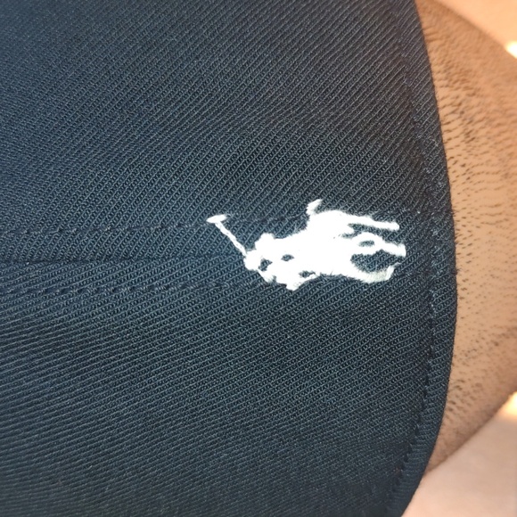 Polo Ralph Lauren Men’s NEW YORK 711 Fitted Baseball Hat  Cap Black, Size L - Picture 5 of 9